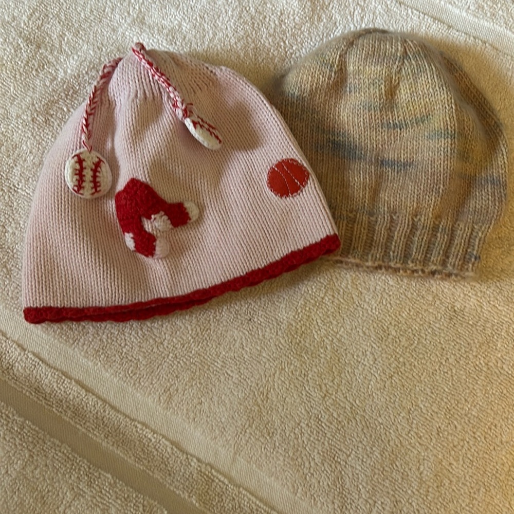 Two Baby girl hats
